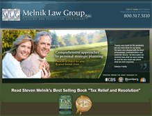 Tablet Screenshot of elderlawteam.com